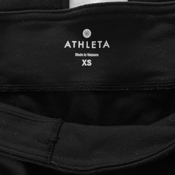 Athleta Black Kick Booty Yoga Pants XS - Picture 2 of 4